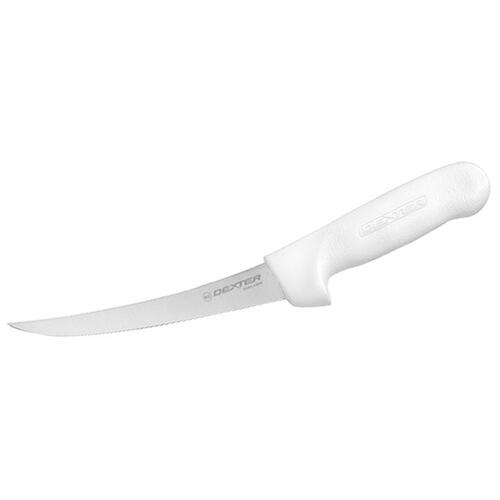 Dexter Boning Knife 6” Inch (15cm) Curved Narrow Blade - White