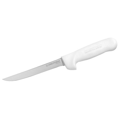 Dexter Boning Knife 6” Inch (15cm) Straight Narrow Stiff Blade - White